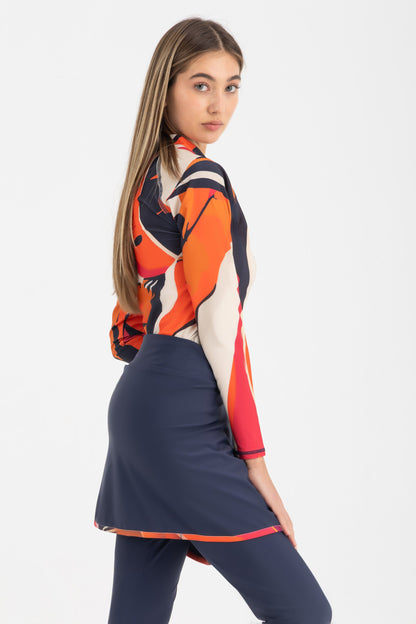 Lycra Feel Free Swimsuit - Multicolor