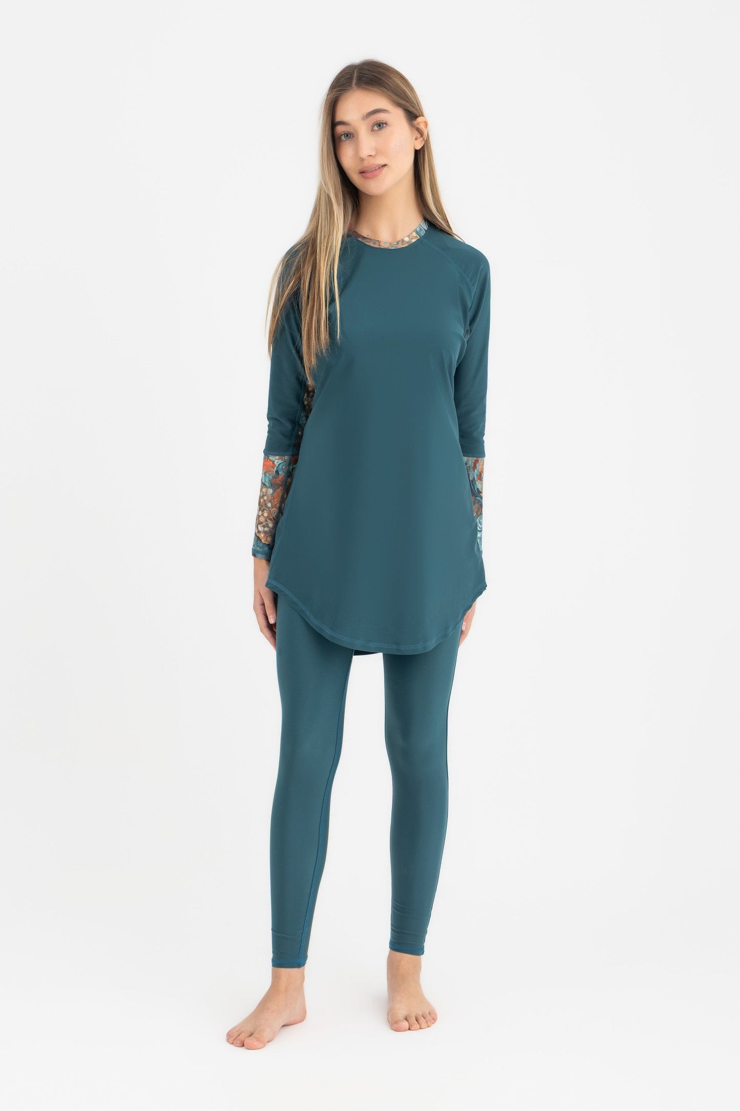 Lycra Ocean Sense Swimsuit - Deep Green