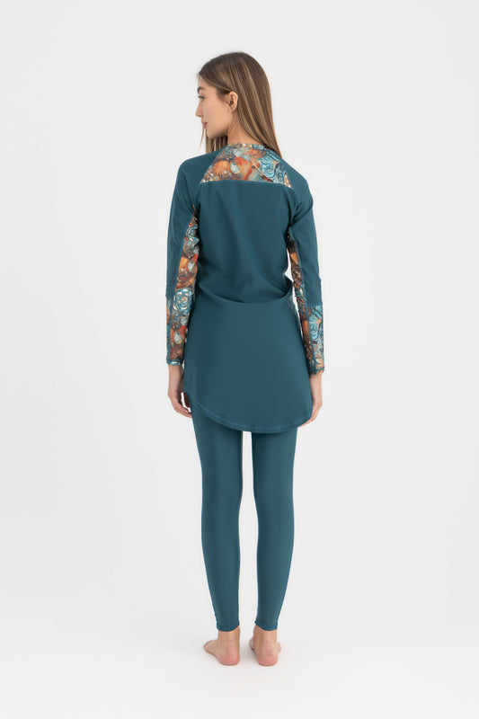 Lycra Ocean Sense Swimsuit - Deep Green