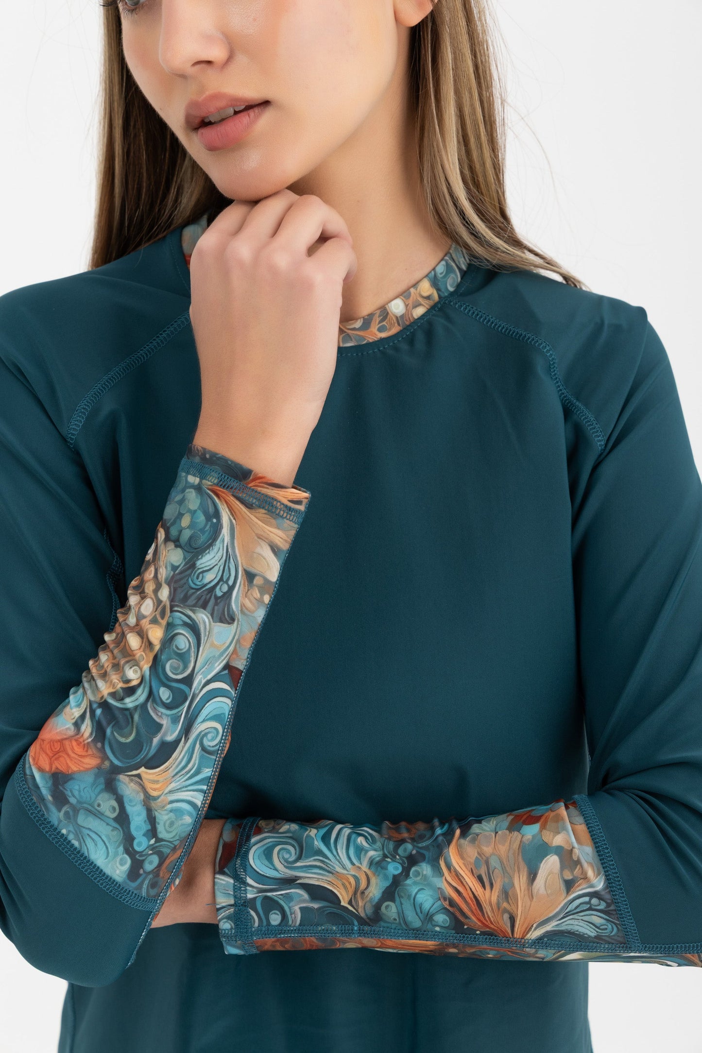 Lycra Ocean Sense Swimsuit - Deep Green