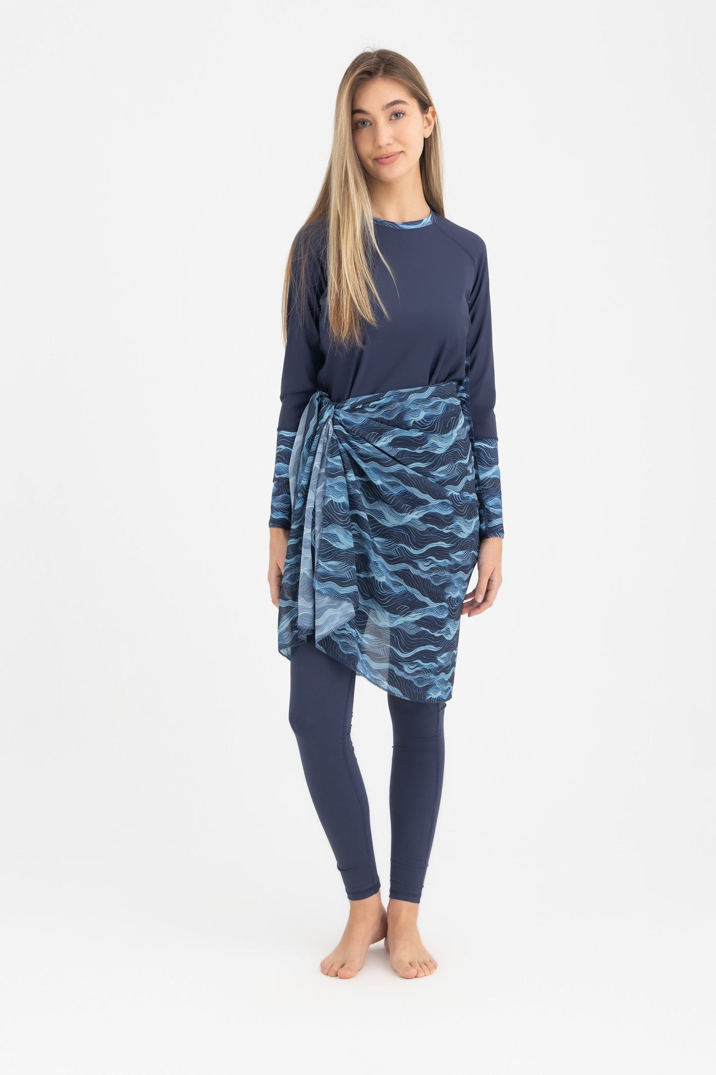 Chiffon Wrap Short Skirt - Multicolor