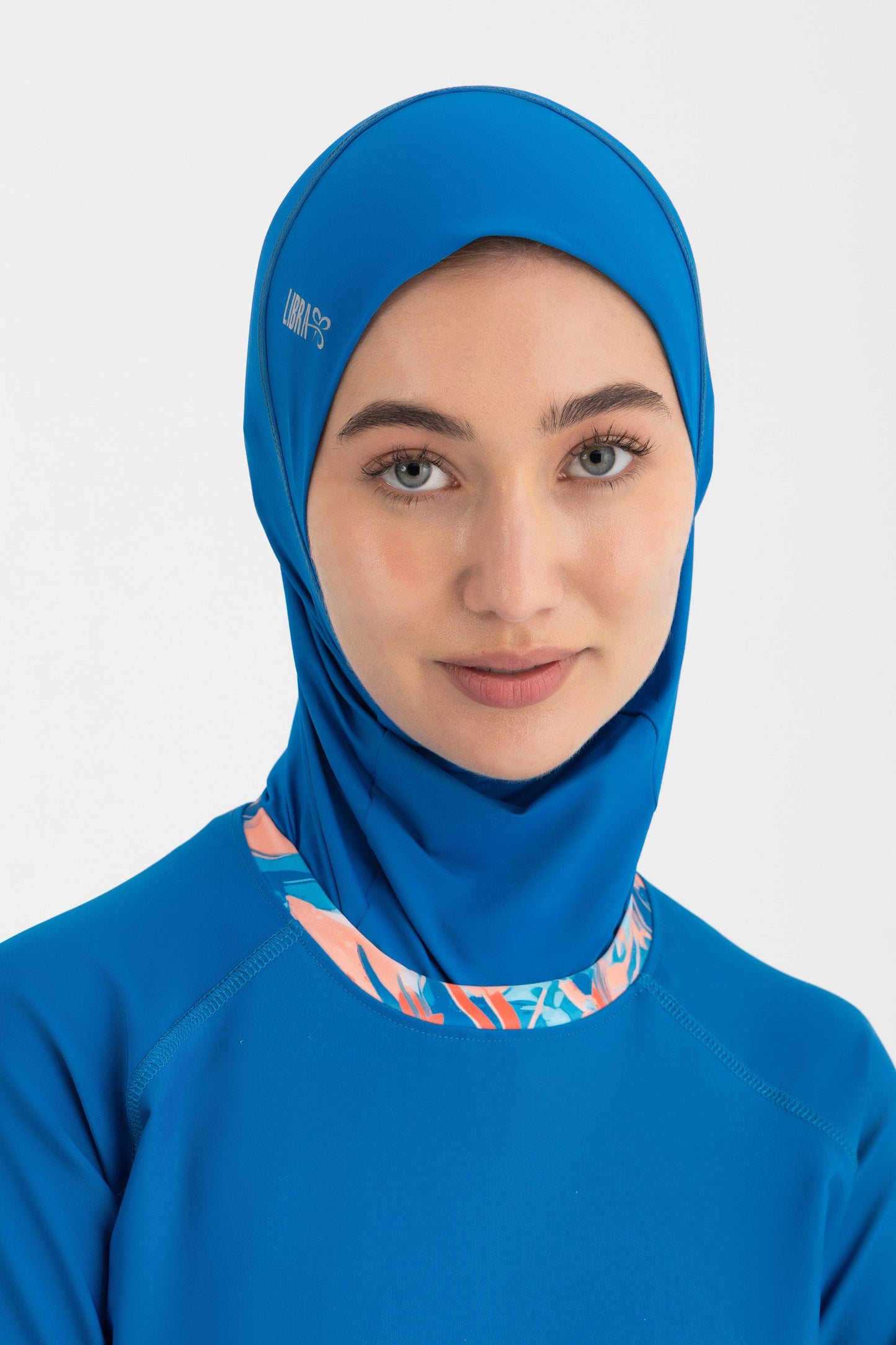 Lycra Ultra-Fit Swim Hijab - Blue