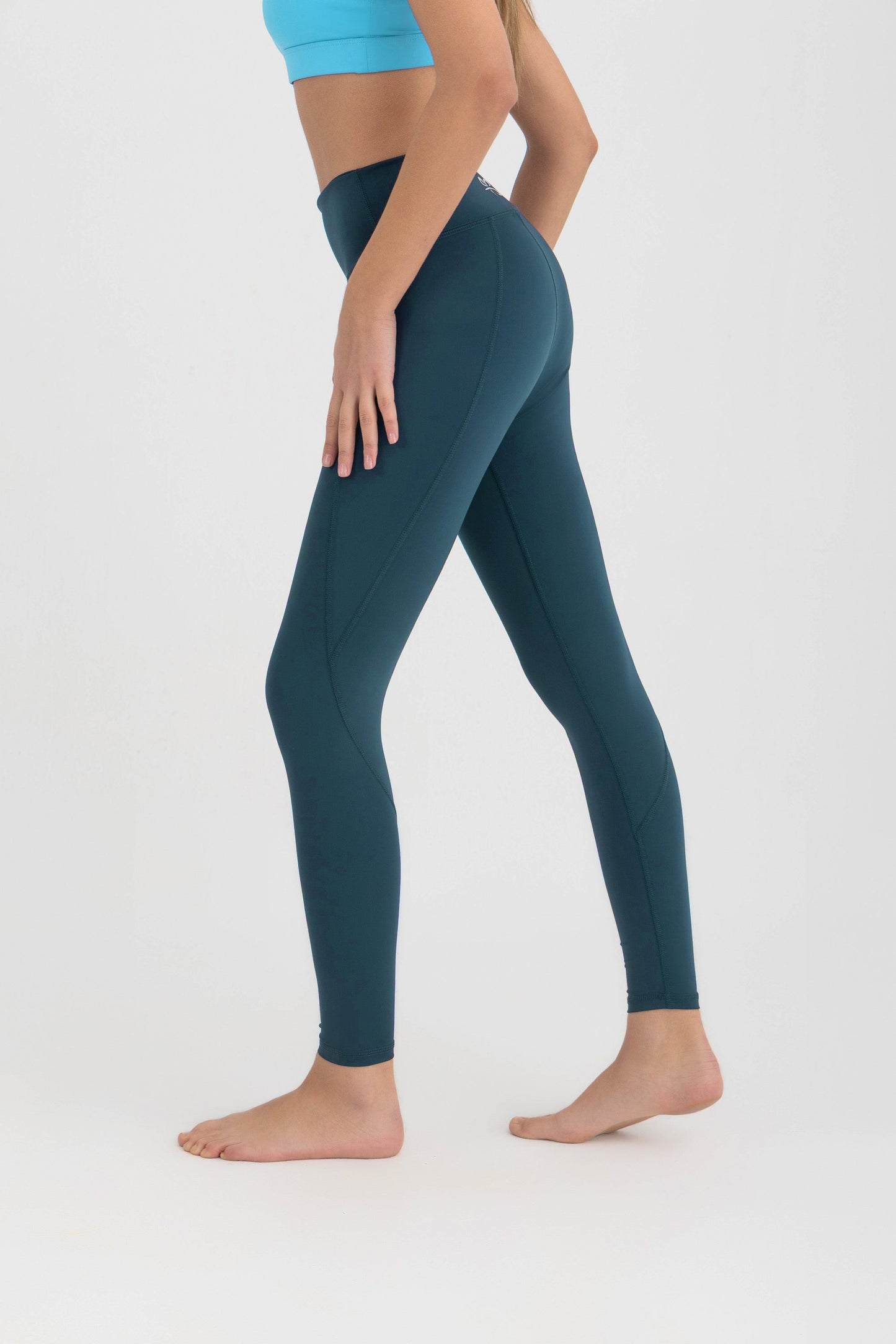 Lycra Swim Leggings - Deep Green