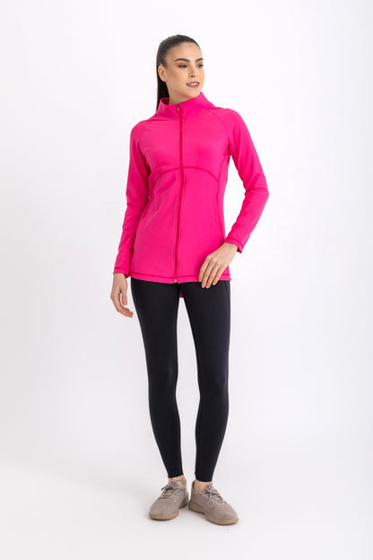 Lycra Performance Jacket - Fuchsia