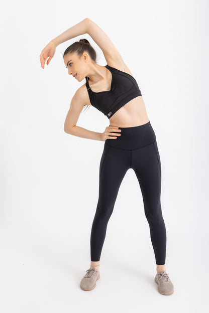 Lycra Ultra-Feel Leggings - Black