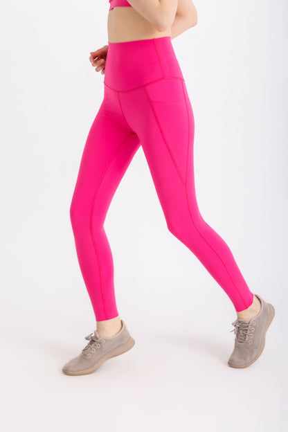 Lycra Ultra-Feel Leggings - Fuchsia