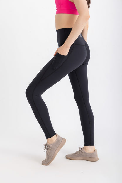 Lycra Ultra-Feel Leggings - Black