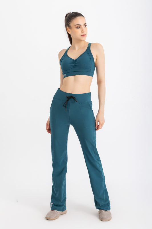 Lycra Straight Leggings - Teal