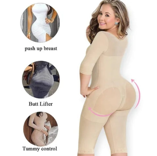 Sculpt & Lift Bodysuit - Beige