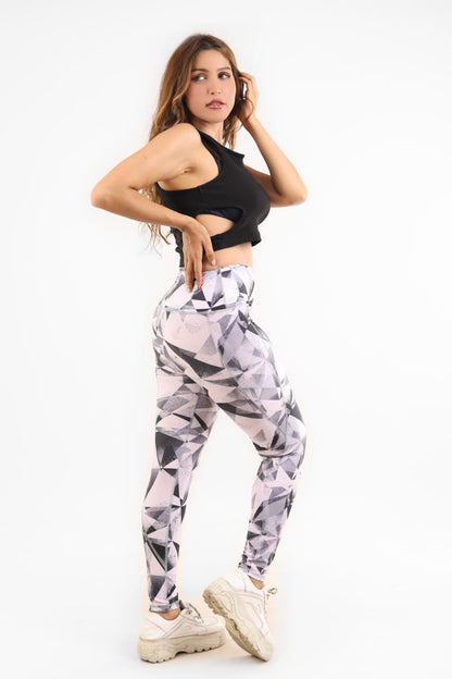 Geo Fit High-Waist Legging - Multicolor