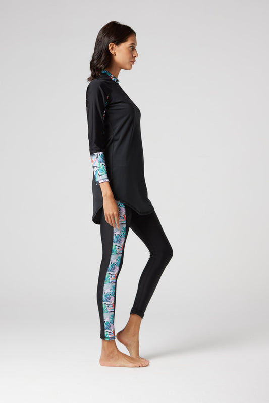 Lycra Ocean Sense Swimsuit - Black