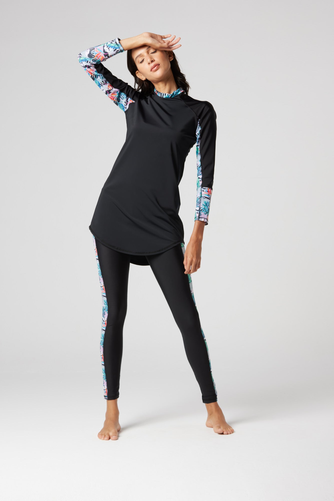 Lycra Ocean Sense Swimsuit - Black