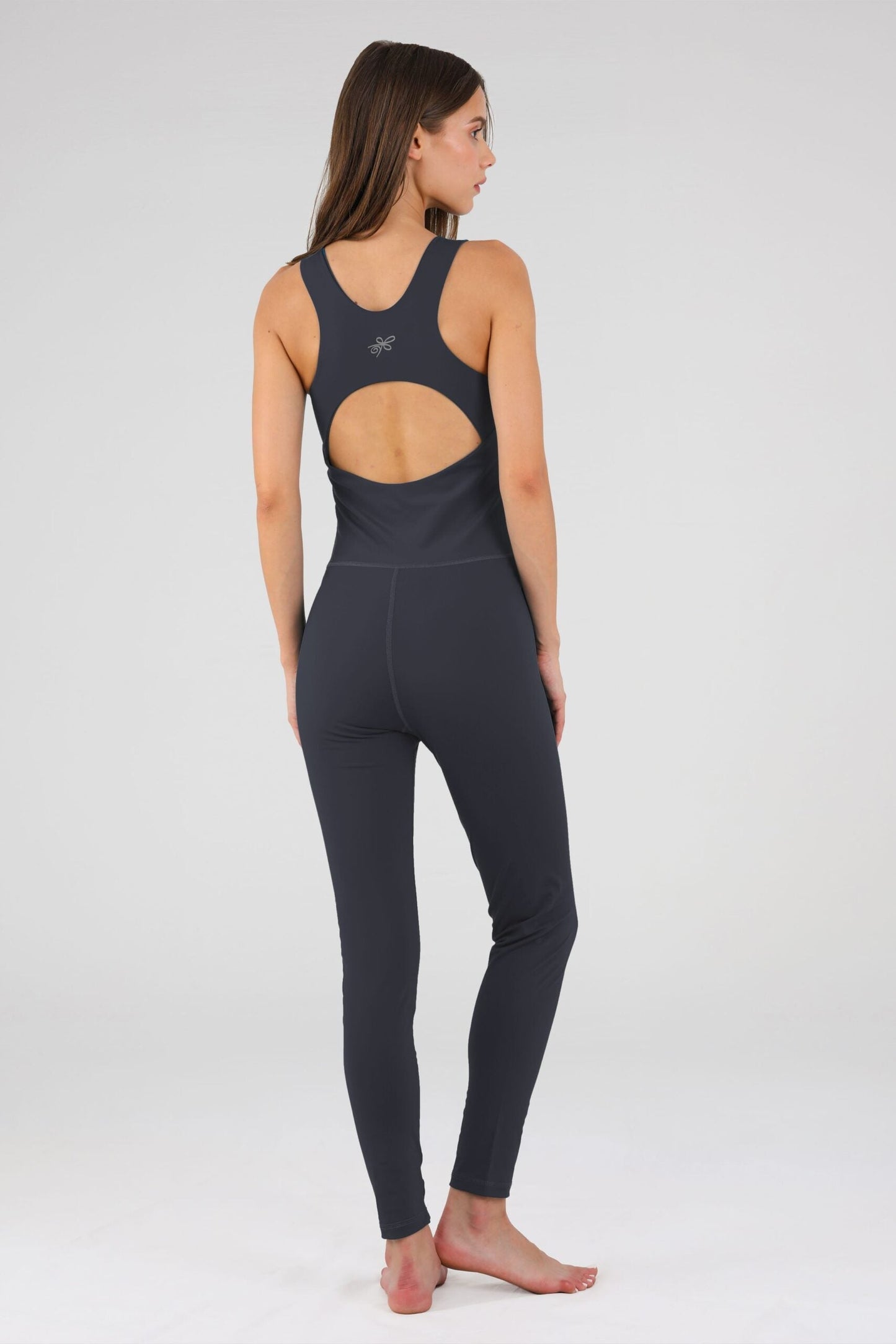 Lycra Motion Wave Jumpsuit - Dark Grey