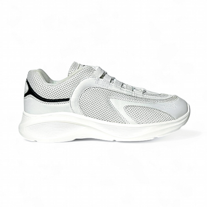 Mesh Shadow Men Sneakers - White