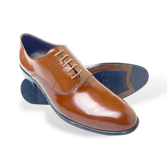 Leather Verne Classic Shoes - Glossy Brown