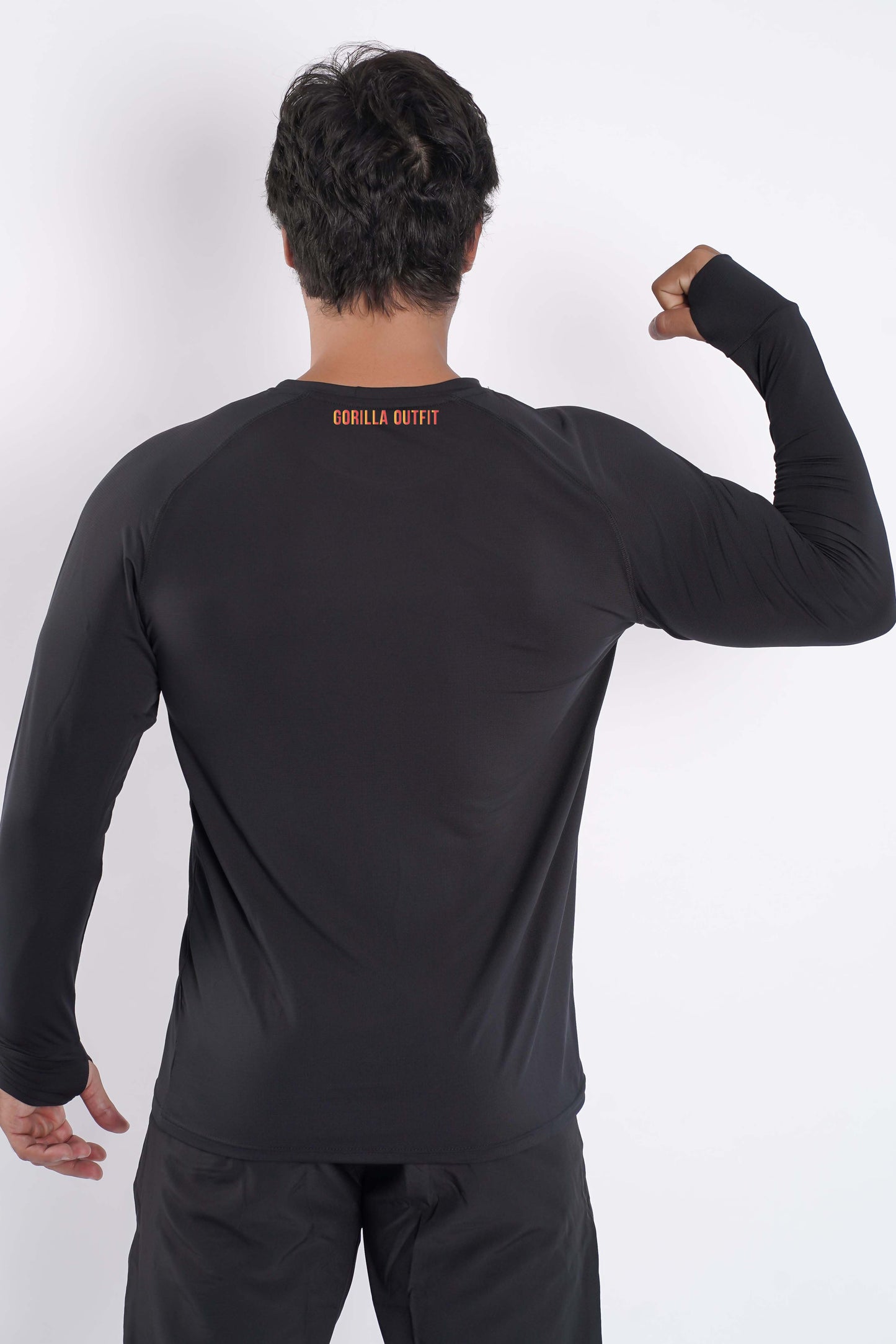 Synthetic Midnight Grin T-Shirt - Black