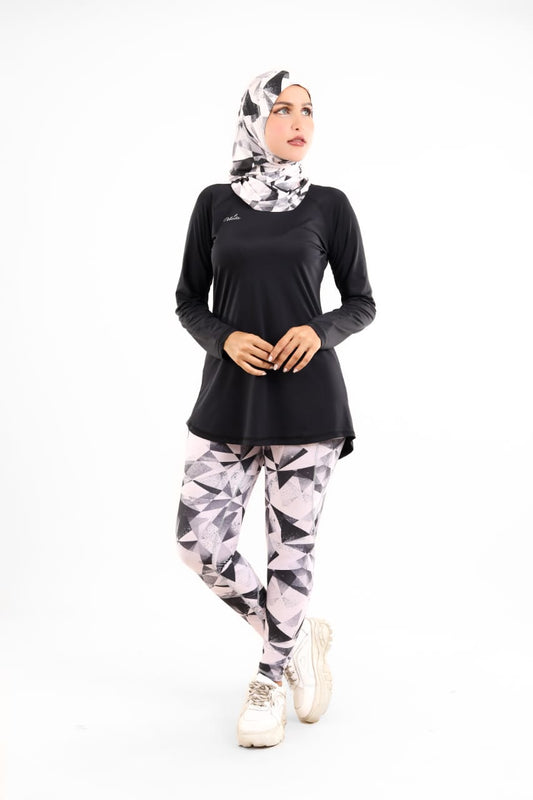 Modest Flex Sportwear Set - Black