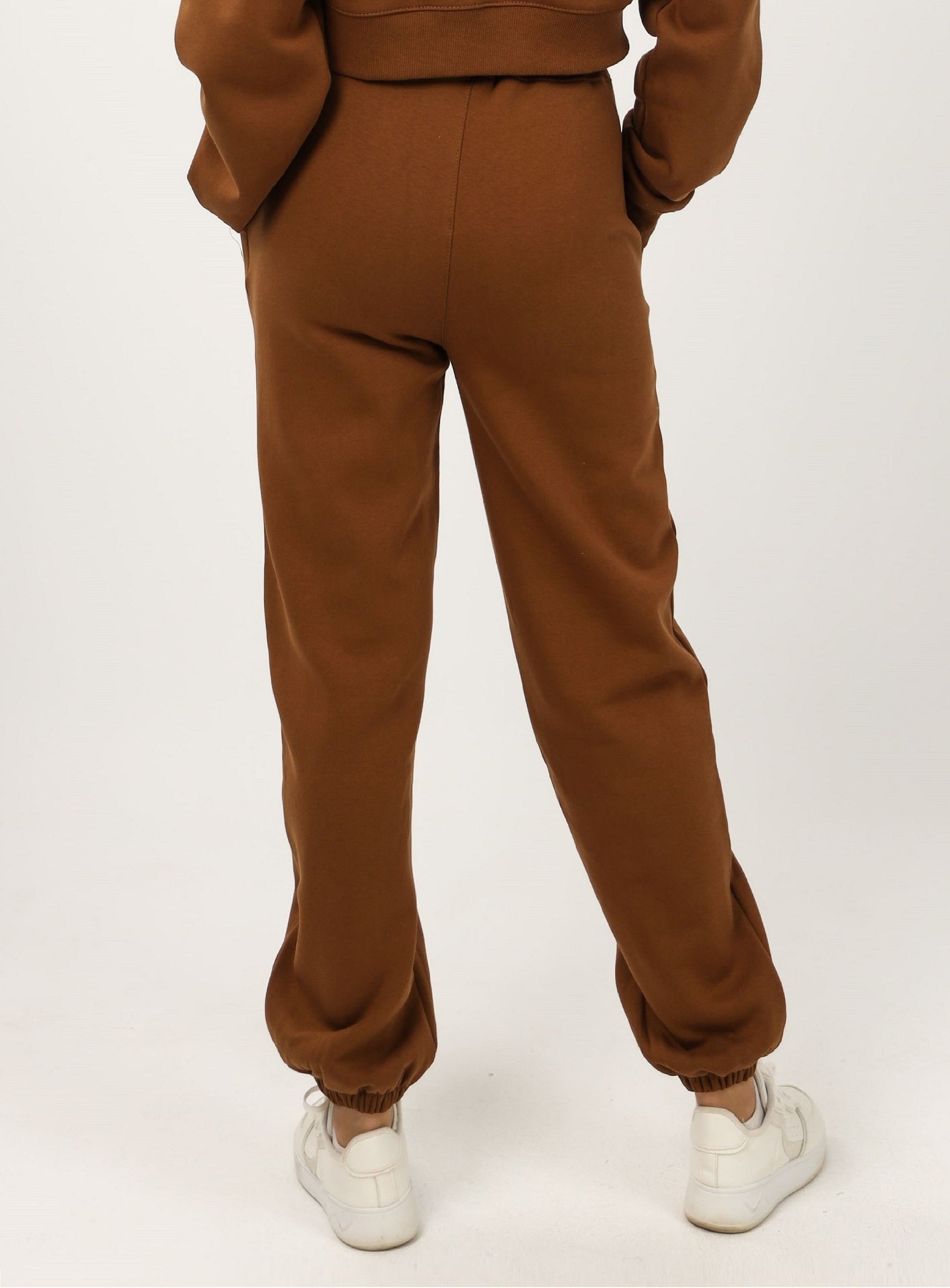 Milton Solid Sweatpants - Brown