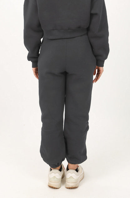 Milton Solid Sweatpants - Dark Grey