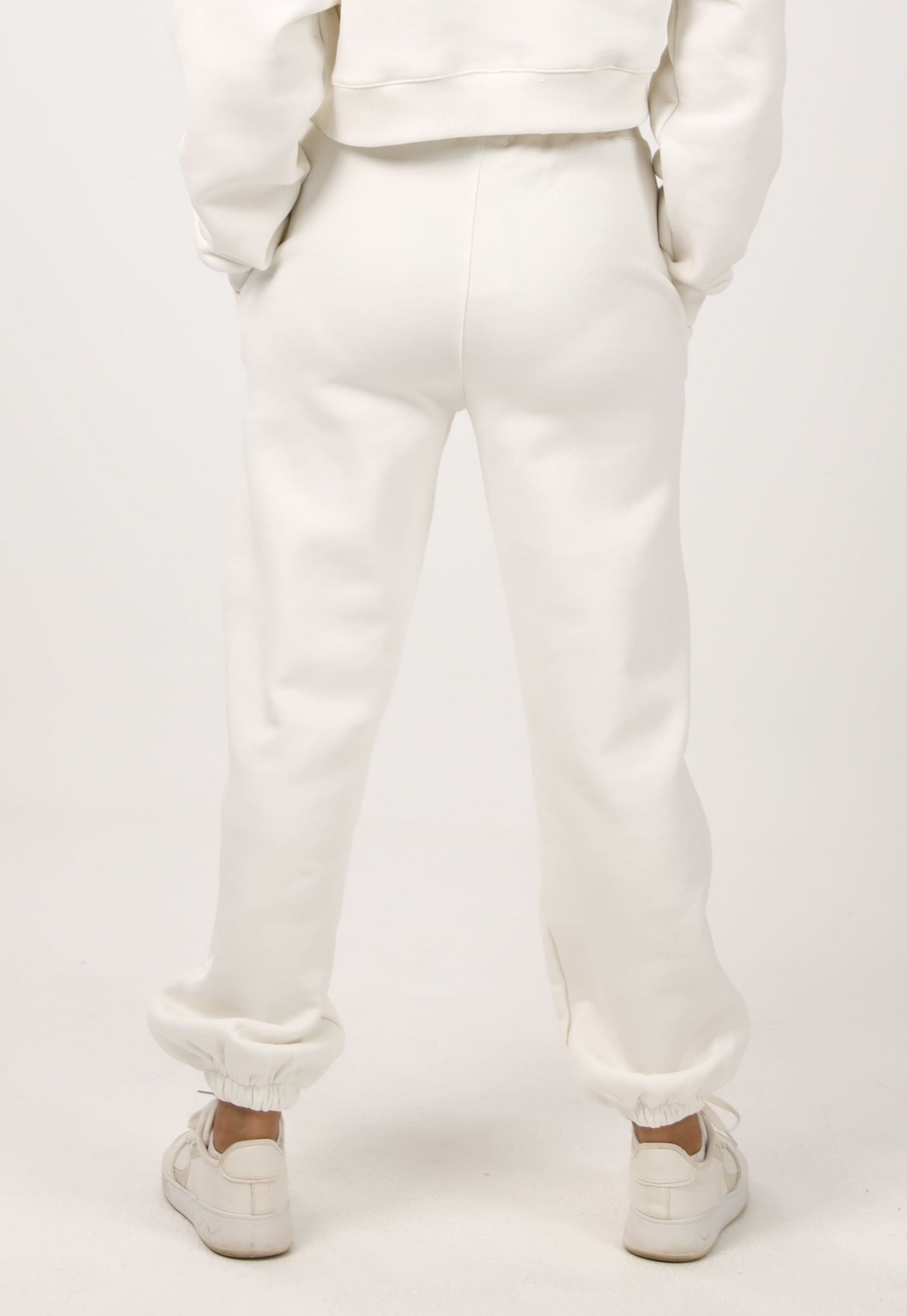 Milton Solid Sweatpants - Whie