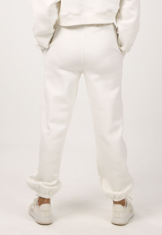 Milton Solid Sweatpants - Whie
