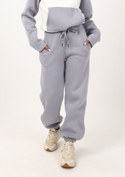 Milton Solid Sweatpants - Light Grey