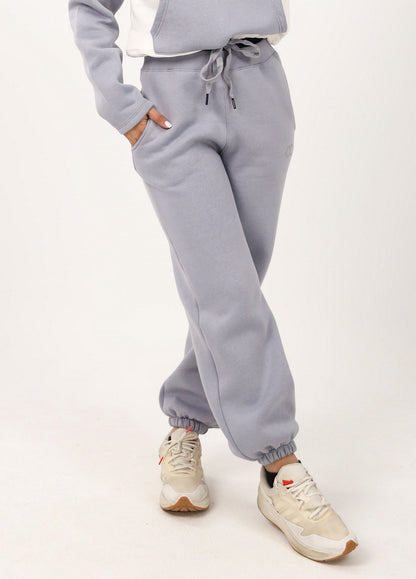 Milton Solid Sweatpants - Light Grey