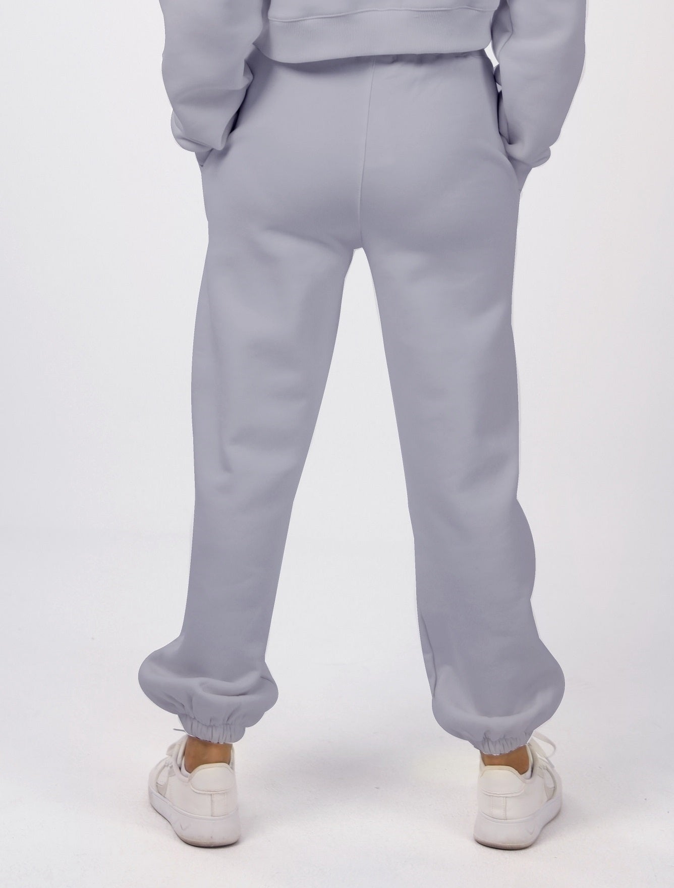 Milton Solid Sweatpants - Light Grey