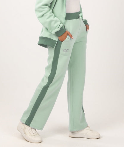 Milton Side Stripe Sweatpants – Mint