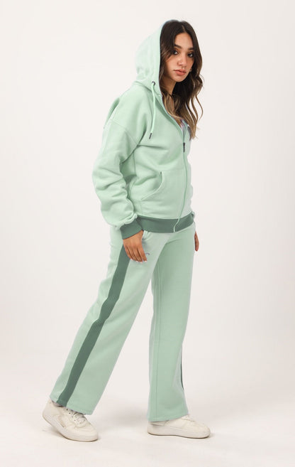 Milton Side Stripe Sweatpants – Mint