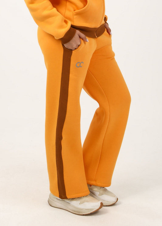 Milton Side Stripe Sweatpants – Orange