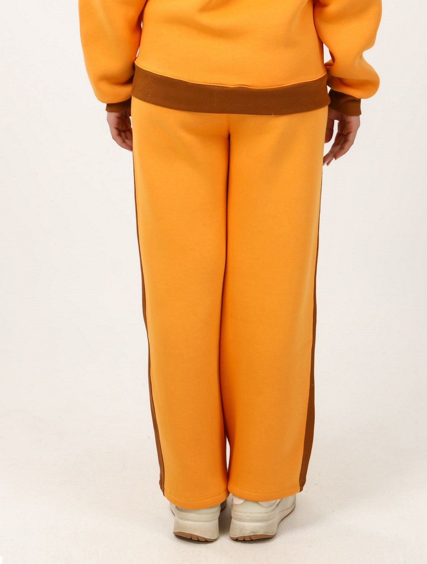 Milton Side Stripe Sweatpants – Orange
