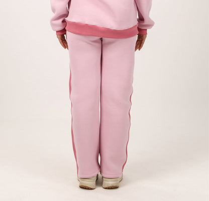 Milton Side Stripe Sweatpants – Pink