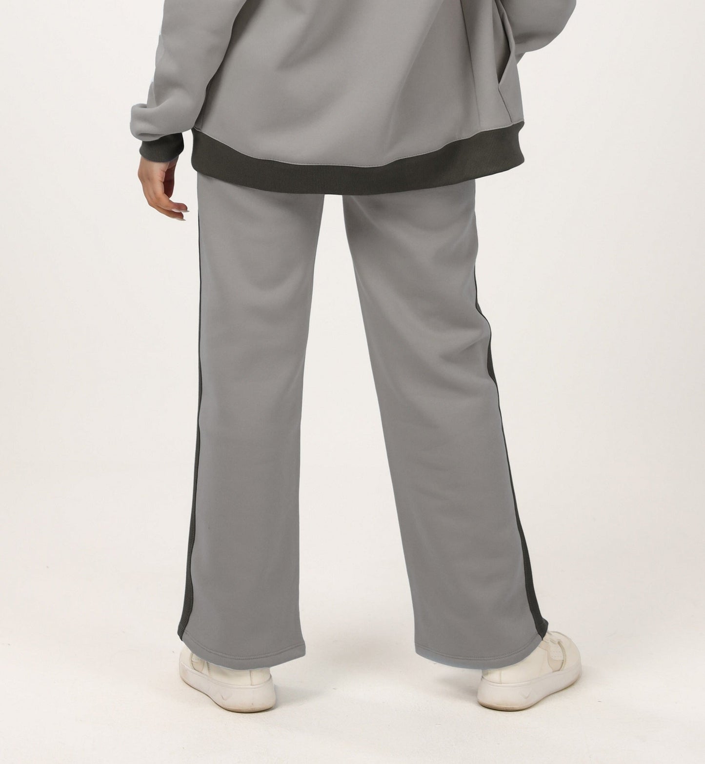 Milton Side Stripe Sweatpants – Grey