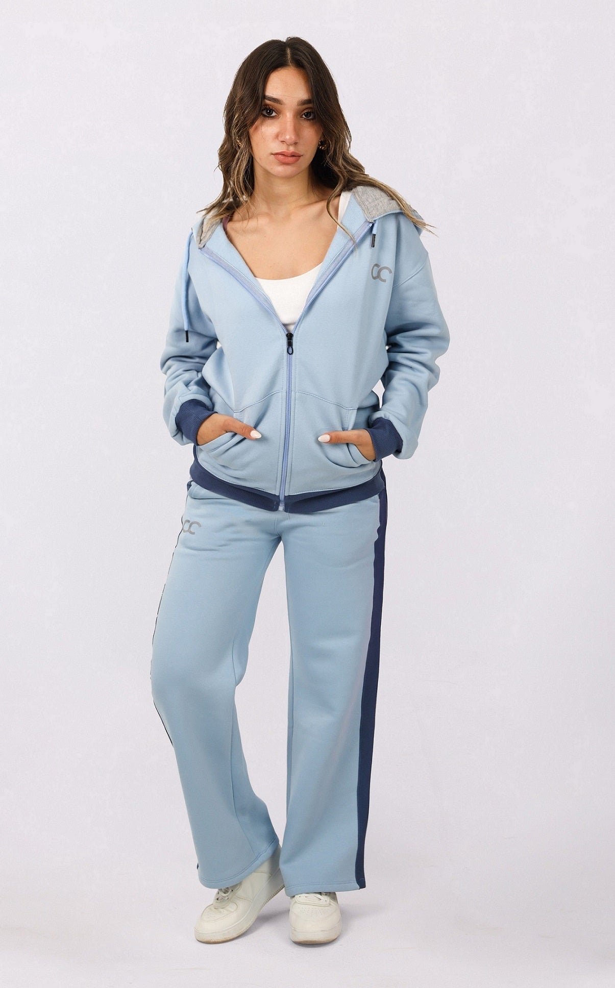 Bi-Tone Tracksuit Set