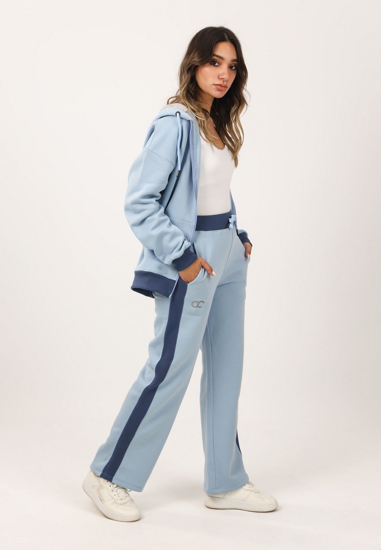 Bi-Tone Tracksuit Set