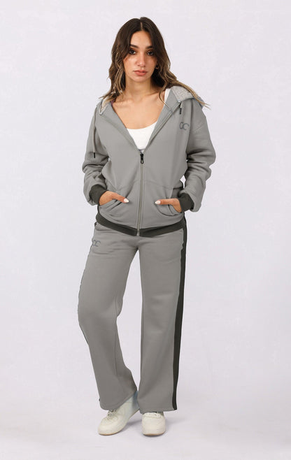Bi-Tone Tracksuit Set