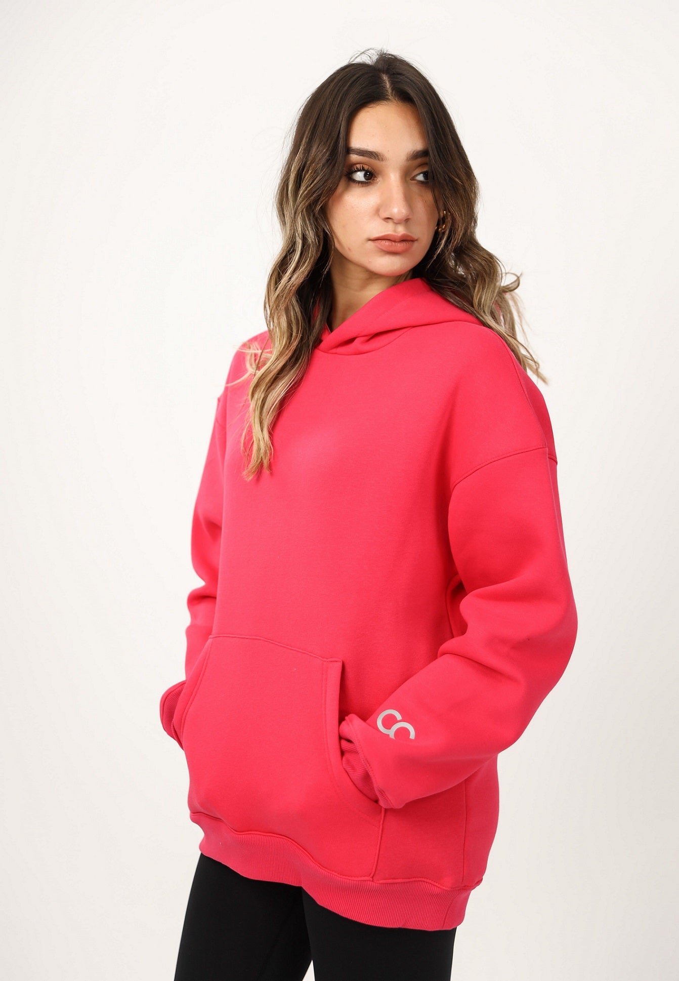 Over Sized Plain Hoodie