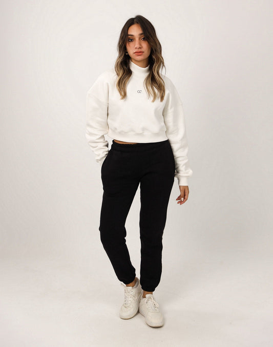 Milton Regular Fit Sweatpants - Black