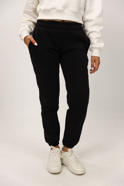 Milton Regular Fit Sweatpants - Black