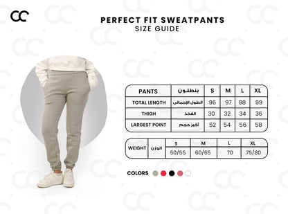 Milton Regular Fit Sweatpants – Light Grey
