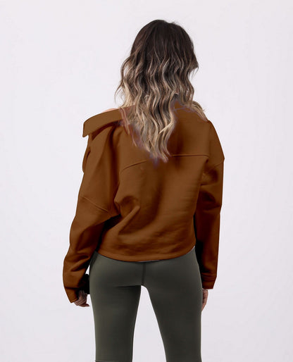 Cropped Shirt Jacket