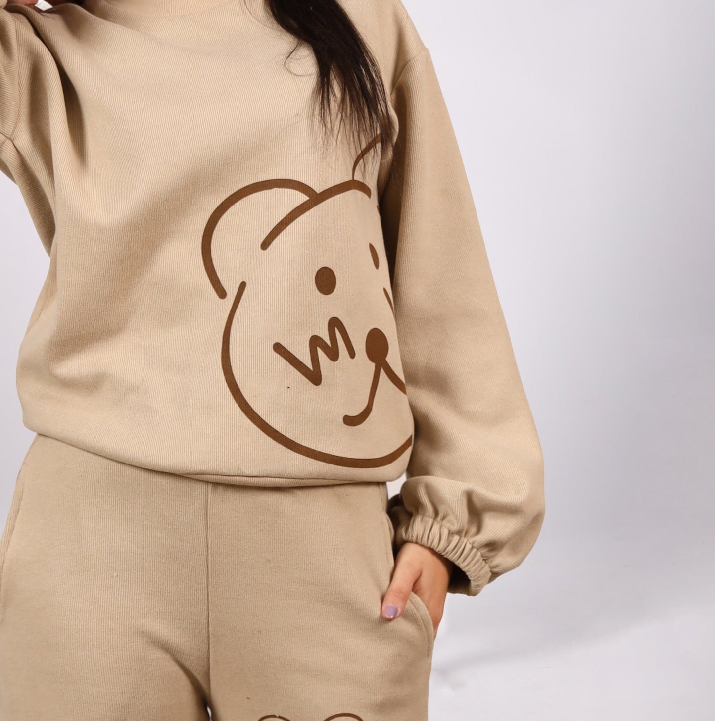 Cute Teddy Bear Printed Set