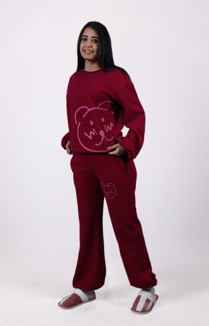 Cute Teddy Bear Printed Set