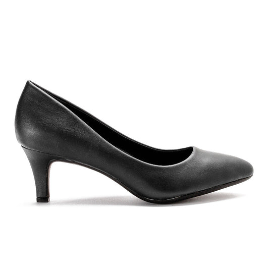 Classic Pointed Pumps –  Black
