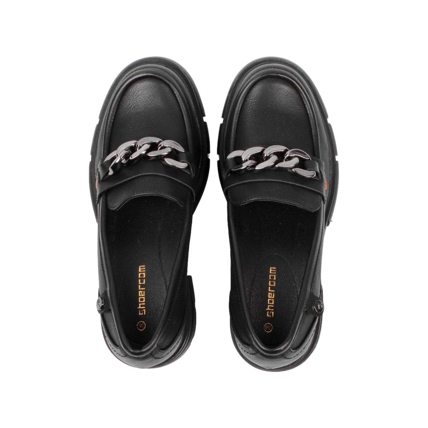 Sliver Chain Loafers