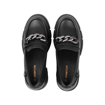 Sliver Chain Loafers