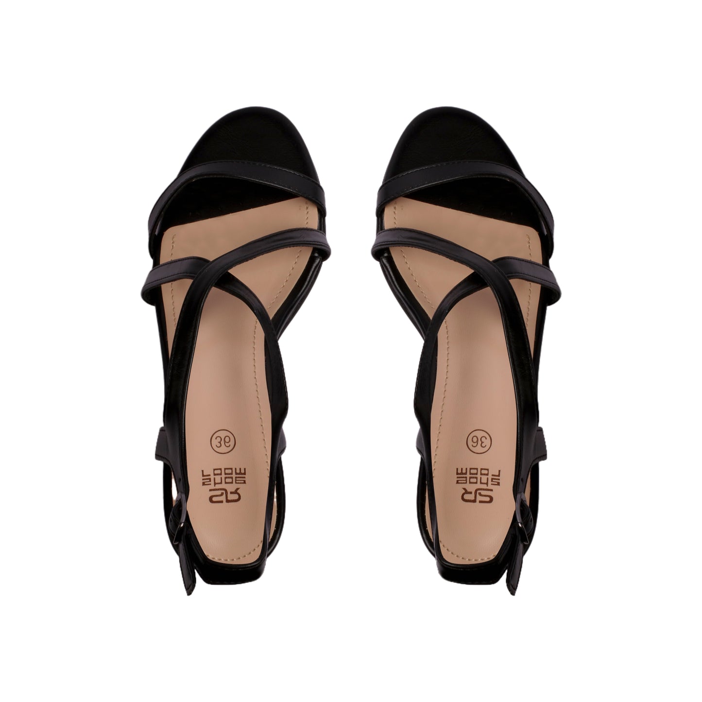 Pointed-toe slingback pump - Black