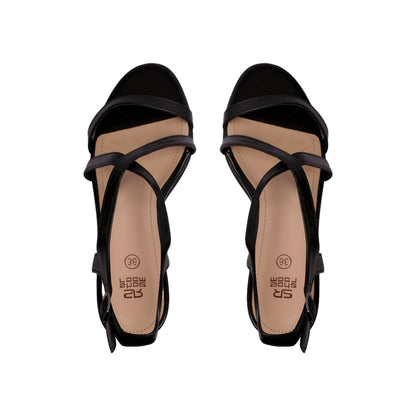 Pointed-toe slingback pump - Black