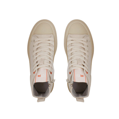 Suede Leopard High-Top Sneakers – Beige (SR-3496)